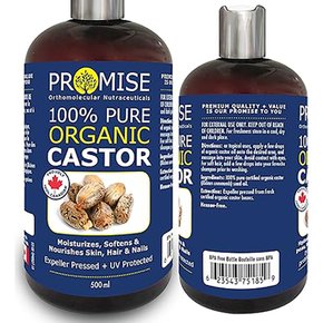 캐나다 프로미스 순수 유기농 피마자오일 캐스터오일 500ml Organic Castor Oil