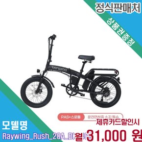 [렌탈] 레이윙 20Ah 고용량 장거리 주행 러쉬 RUSH_20A_BK (RUSH_20A_BK)