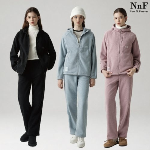 NNF 26FW 여성 플리스 셋업 2종