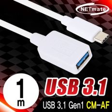 NM USB3.1 Gen1 CM-AF 케이블 1m (화이트)