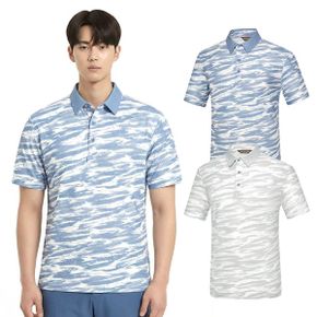남성 통기성 매쉬 골프 반팔 카라 티셔츠 BSC499ST1M_P425456366