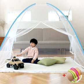 원터치모기장 7~8인용+썸머링5p/모기장텐트/침대
