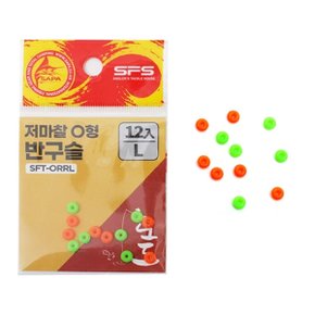 싸파 저마찰 o형 반구슬 L 찌 낚시 채비 감성돔
