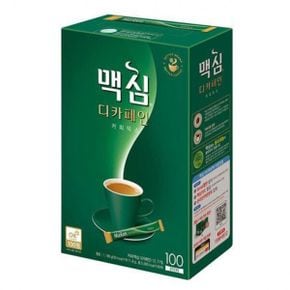 맥심 디카페인 커피믹스 100Tx4개 커피믹스 믹스커피 봉지커피