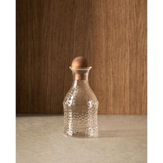 원목 캡 해머드 마감 보로실리케이트 보틀 45710439990