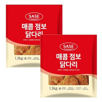 보리보리 매콤 점보 닭다리 1.3kg 2봉_P358260358