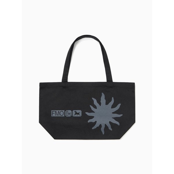 번 스탬프 토트백 [블랙]