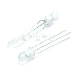 5파이 고휘도 2컬러 발광 다이오드 라운드 LED 레드(Red) / 그린(Green) 5mm