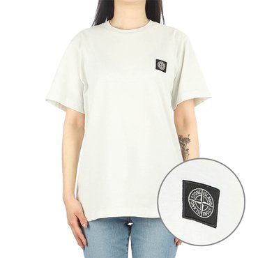 스톤아일랜드 키즈 로고 반팔 티셔츠 (781620147 V0061)