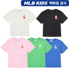 [단독][MLB키즈] 하트로고 반팔 티셔츠 (5color) [7ATSH0243]