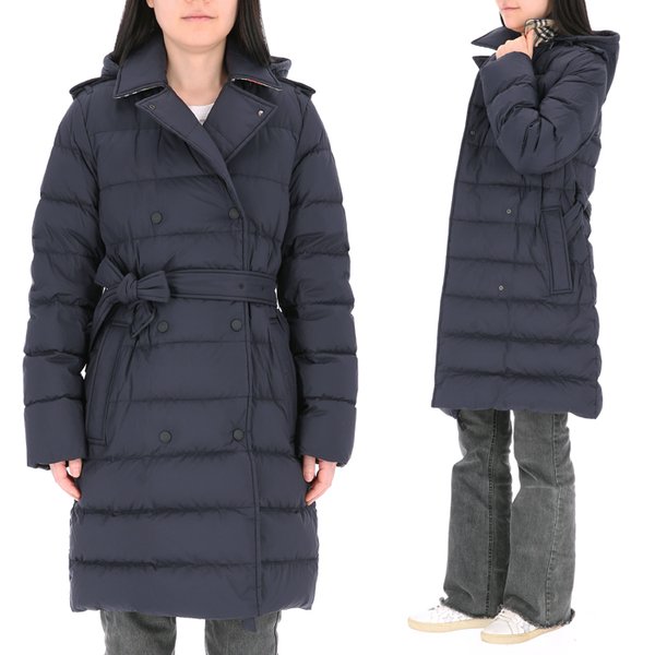 [부산점] 구스다운 8110314 W KENT 버버리 켄트 여성 벨티드 패딩자켓 점퍼 코트
