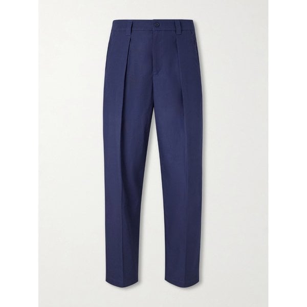 레나토 스트레이트 레그 플리츠 코튼 트윌 팬츠 46376663163034841