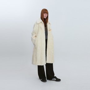 Fur Belted Coat_IVORY