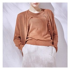 [W9][French Linen] 린넨 라운드 가디건