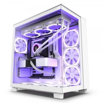 엠지솔루션 NZXT H9 Flow Matte White (미들타워)