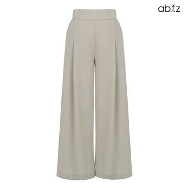 ab.f.z [ab.f.z/신상] 핀턱 뒷밴딩 와이드 나일론 팬츠 (AFZ5MP51A)