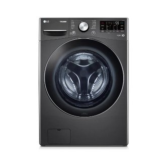 LG 트롬 드럼세탁기 15kg 블랙 스테인리스 F15KQAP