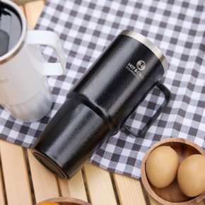 대용량 손잡이 스텐 텀블러 콜드컵 900ml(블랙) 1P