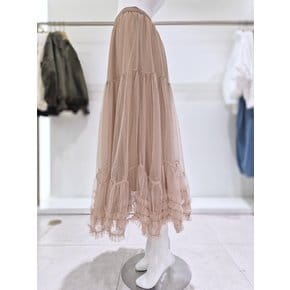 티어드 튤 롱스커트 MN05SK711