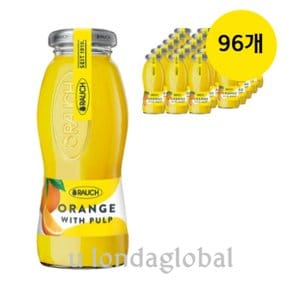 라우치 오렌지 위드 펄프 과일 주스 200ml 24개 X 4