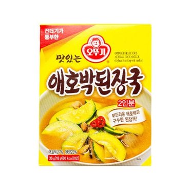 오뚜기 맛있는 애호박된장국 36g(2인분) x 12개