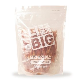 강아지 대용량간식 실중량1kg 더빅 오리슬라이스1kg