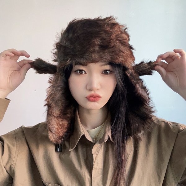 따수운 귀달이 군밤모자(그레이)