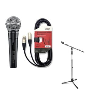 SHURE SM58SK 보컬용 유선 마이크 패키지 SM58MMJ17