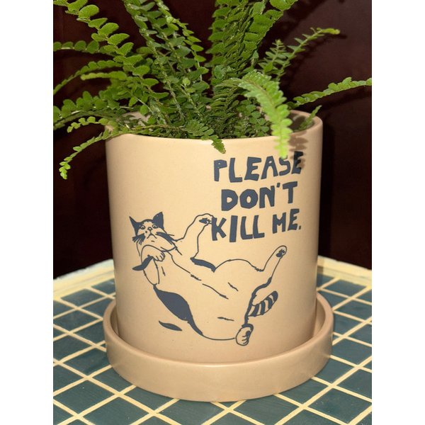 Dozy Cat Planter