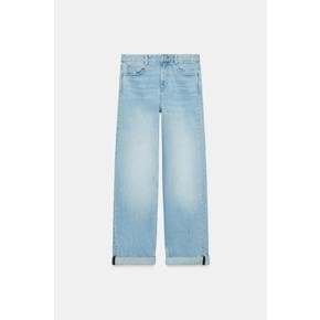 릴렉스핏 커프스헴 데님 팬츠 / 4725/026/406 LIGHT BLUE