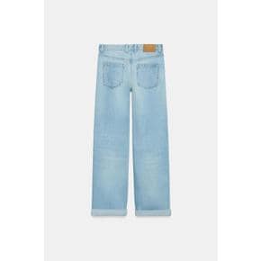 릴렉스핏 커프스헴 데님 팬츠 / 4725/026/406 LIGHT BLUE