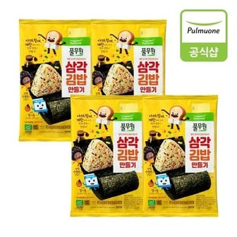 풀무원 삼각김밥만들기44.2g(김4매+양념+틀)X4개