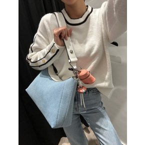 칼라거펠트 26SS 여성 데님 숄더백