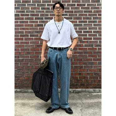 갤럭시라이프스타일 [三無衣服] 365D 티셔츠  화이트 (GC5342S061)