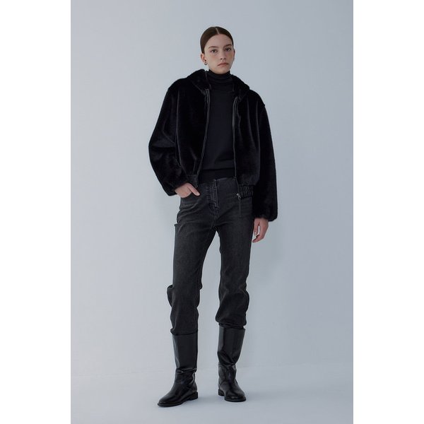 신세틱 밍크 후드 점퍼 7155475001199