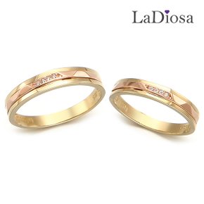 18K 커플링 세트 G18G2-4481OR 남녀한쌍