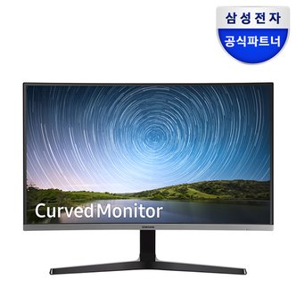 삼성 [공식]삼성전자 베젤리스 C27R502 27인치 커브드모니터 LED 광시야각 눈 보호 사무용 업무용