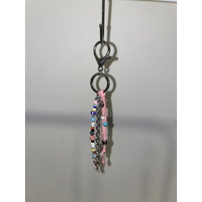 PINK MIXED KEY RING 스트랩 키링 열쇠고리