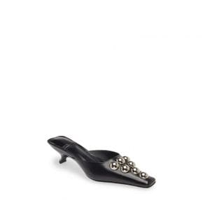 4868908 Jeffrey Campbell Esmerel Stud Square Toe Mule