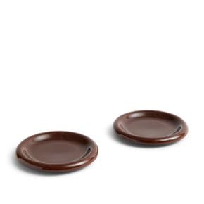 헤이 HAY Barro Plate Set of 2 18cm Burgundy 바로 플레이트 세트