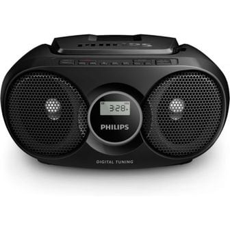  영국 필립스 라디오 Philips AZ215B/12 CD Player Radio 3 W 블랙 1750725