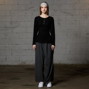 FAIRY WOOL LONG SLEEVE / BLACK