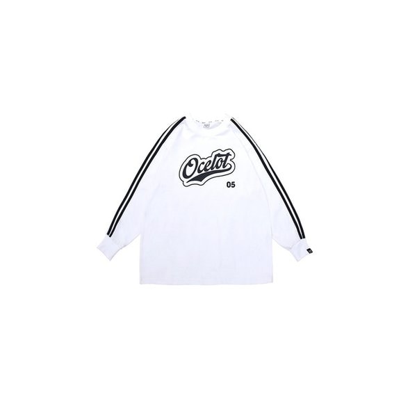 [SET] 투라인 + 면 포인트로고 팬츠 (화이트/블루)