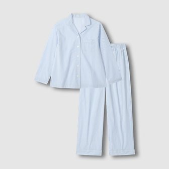 JAJU 여 코튼 스트레치 10부 파자마 세트 J216901001054