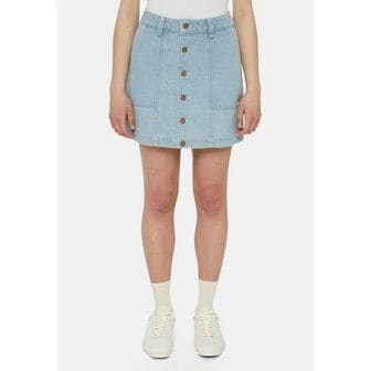 이스퀘어 4404868 Dickies MADISON - Denim skirt vintage aged blue