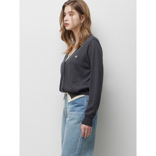 더블 레이어드 배색 니트_SAKCE5631DG