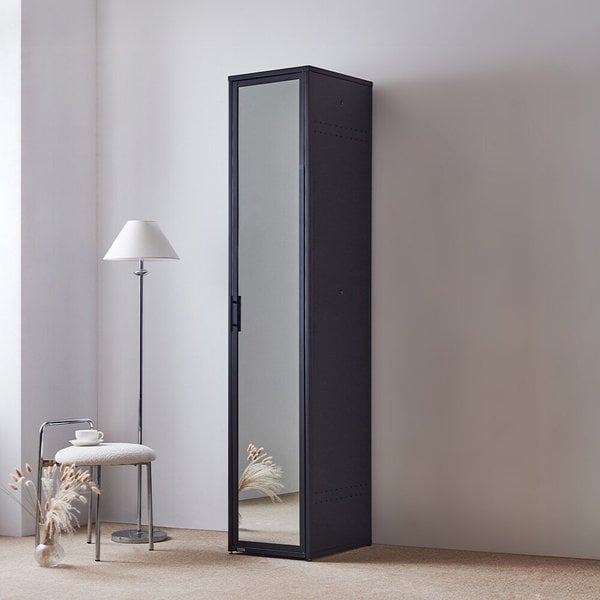 동서가구 블룸 드레스룸 400 더블 행거형 기본 거울도어 수납장 DF926854