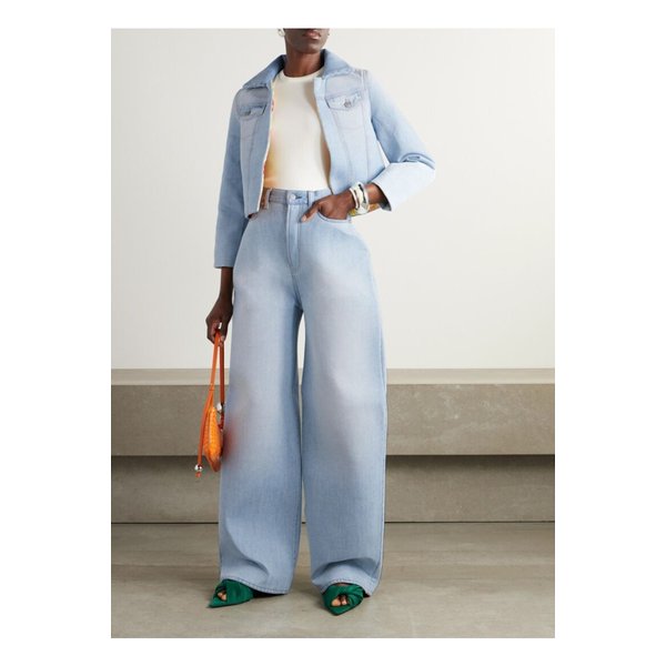 크롭 데님 재킷 블루 1647597356021508