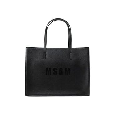 MSGM 24FW 키즈 로고 토트백 블랙 F4MSJGBA287 110_P378693618