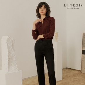 (런칭가 79900) [LE TROIS] 23F/W 이보영의 르투아 빅밴딩 기모텐션팬츠 3종